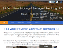 Tablet Screenshot of landlmovers.com